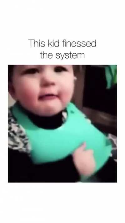 kid breaks through the matrix😨
