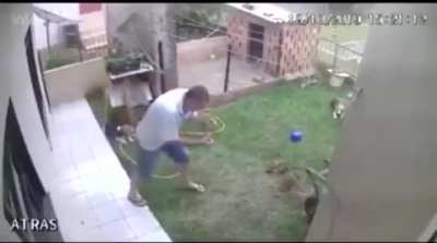 He put petrol in the hole to &lsquo;kill a rat&rsquo;