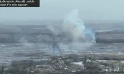 T-90M being destroyed by Ukrainian soldiers around Novoselivske. Luhansk Region, January 2023.