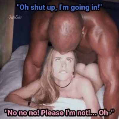 WHEN SISSY WHITEBOIS SAY NO😩BBC PUTS IT IN ANYWAY😈&spades;️🍆😩