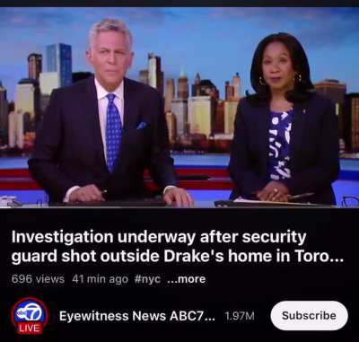 A News Reporter slipped Drake Career Role as &ldquo;Raper&rdquo; instead of Rapper 