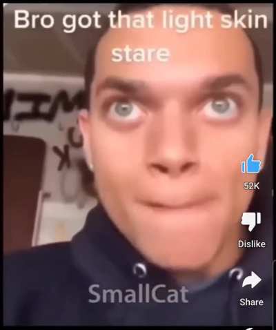 Lightskin stare