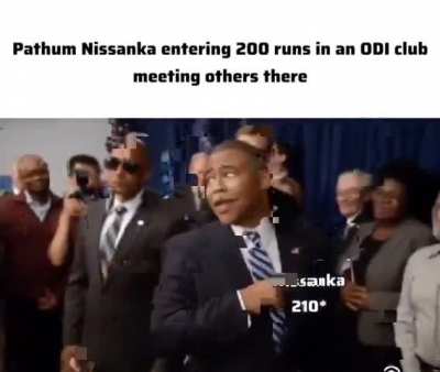 Nissanka be like nowadays 