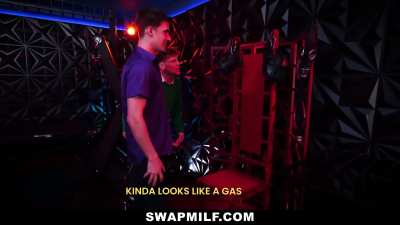 Stepsons Submit to The Milfs&rsquo; Power and Desire until They&rsquo;ve Learned Their Lesson!