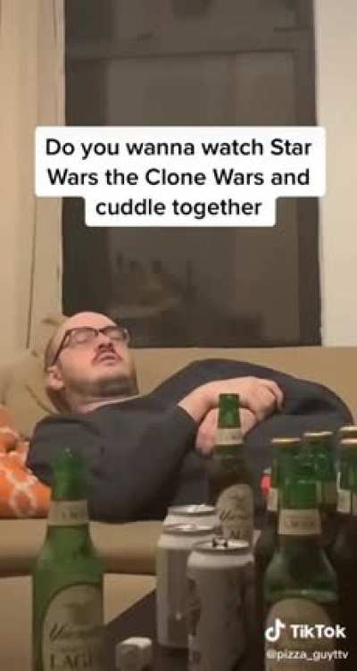 Never too drunk for Clone Wars