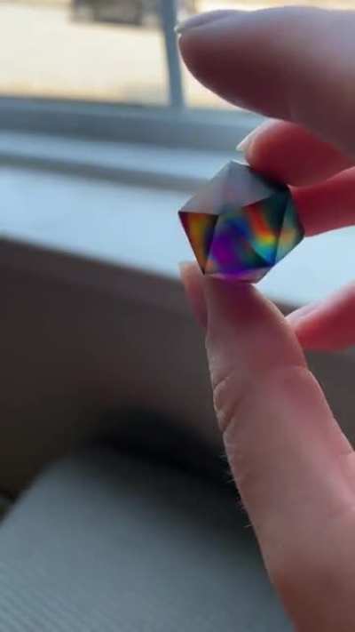 [oc] [art] dice set in honor of a rainbow baby