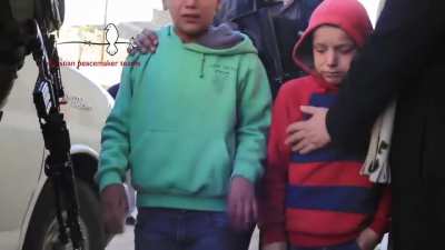 The Israeli army arrests Palestinian children under flimsy pretexts &amp;amp; often without reasons. This exposes children &amp;amp; their families to harsh psychological conditions during &amp;amp; after the arrest. The video shows Israeli army arresting 2 children 