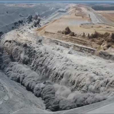 Surface Mine Blasting.