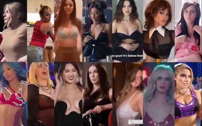 Which Brat will dominate you tonight? How would you worship your bratty "Mistress"? - Chlo&euml; Grace Moretz/Miley Cyrus/Victoria Justice/Ariana Grande/Selena Gomez/Jenna Ortega/Emma Watson/Sasha Banks/Billie Eilish/Olivia Rodrigo/Millie Bobby Brown,/Hailee S