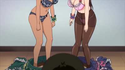 Time to get those bras off [Maken-Ki!]
