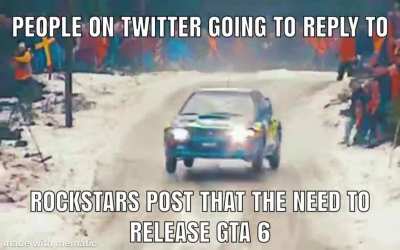 Rockstars twitter comment section is ruined