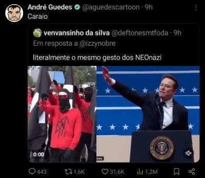 Mas algu&eacute;m ainda duvidava que era o mesmo gesto?