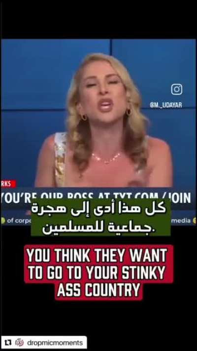 "If you don't want muslim in your country, stop destroying their homeland"- Ana Kasparian
