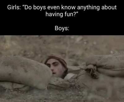 Ik it’s a boy v girl meme but still