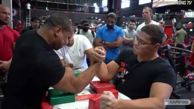 20 year-old Arm Wrestling Champion, Aleksandr "SCHOOLBOY" Beziazykov!