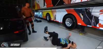 Ricochet getting destroyed by Bron Breakker. 🥵😍🥰😋🤤😩💦