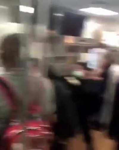 I said give me my f**kin cheeseburger!