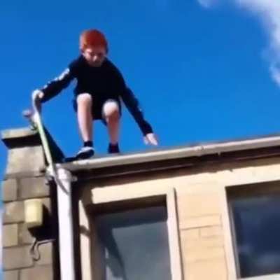 Like a pro (he is fine)