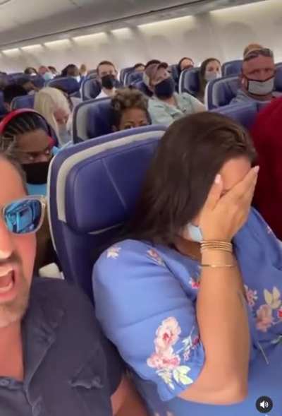 and just think he had to sit with the cringe he created&hellip;the entire flight