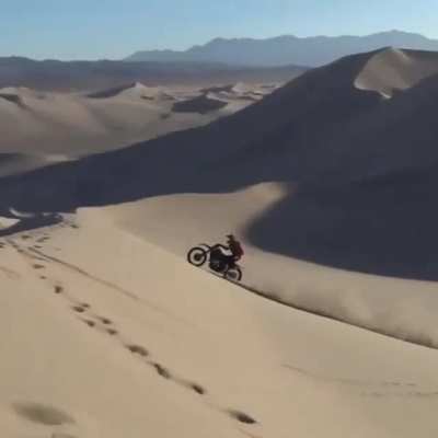 He's off!