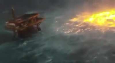 Dude, the Gulf of Mexico is on fire!