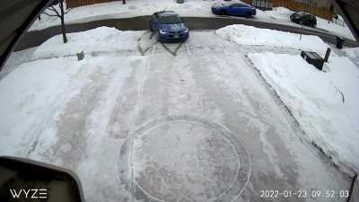 I thought some kids drew double hearts on my driveway, but plot twist...