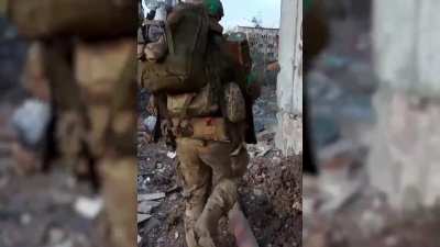 General Staff | Ukraine&rsquo;s Special Operations Forces today going through the ruined city that russian forces claim to have captured.