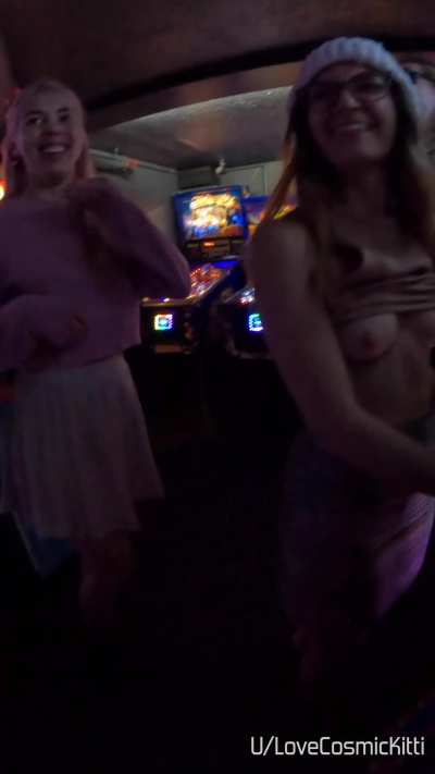 This almost got us kicked out of the arcade