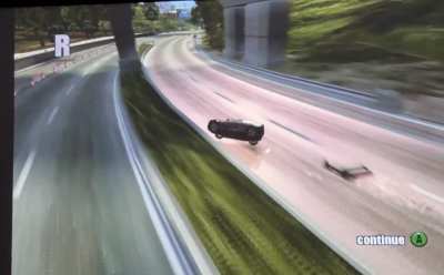 Love to watch the buses fly!