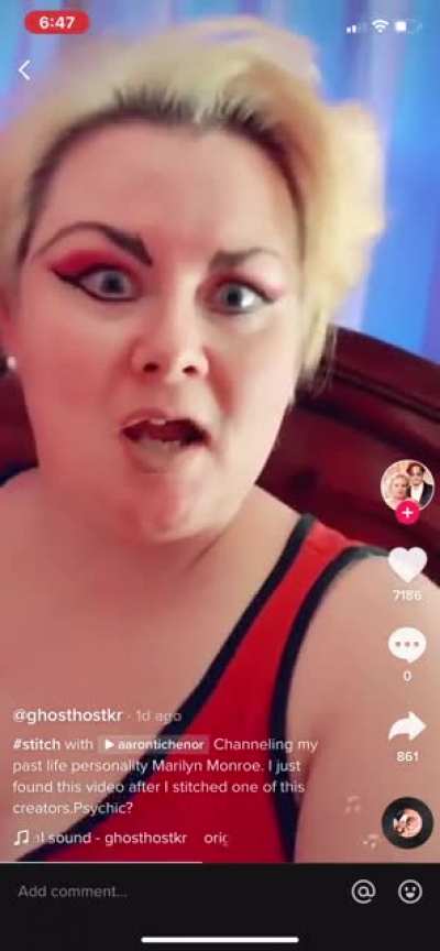Woman thinks she&rsquo;s Marilyn Monroe reincarnated