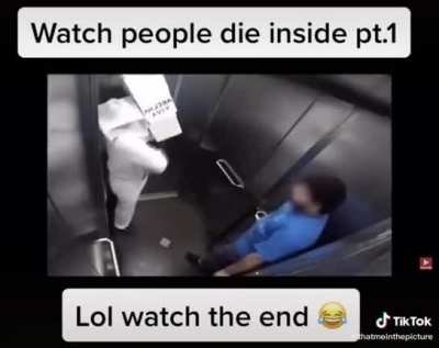 His reaction is unbeelievable