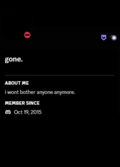 No more.