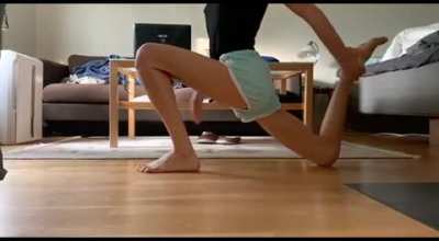8 months of consistent effort made splits on both sides possible! &amp;lt;3