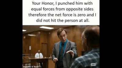 Net force be like.