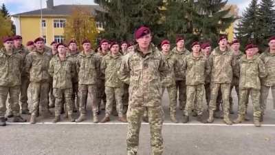 UA POV: Ukrainian paratroopers singing &ldquo;Our father is Bandera, our mother is Ukraine&rdquo;