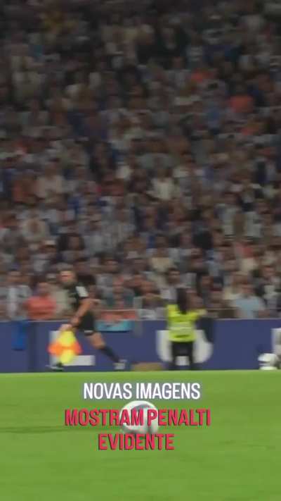 Novo &acirc;ngulo do lance de penalti