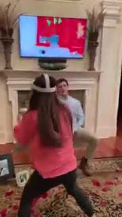 Super cute "virtual reality" proposal. source:  