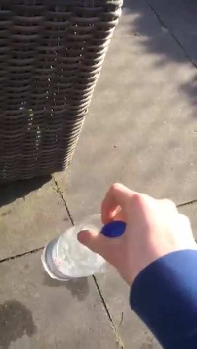 Bottle flip pog