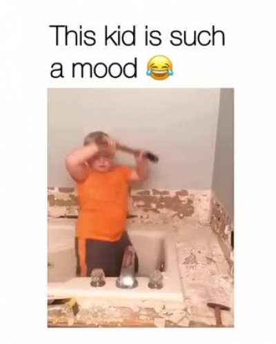 This Kid is in such a mood!