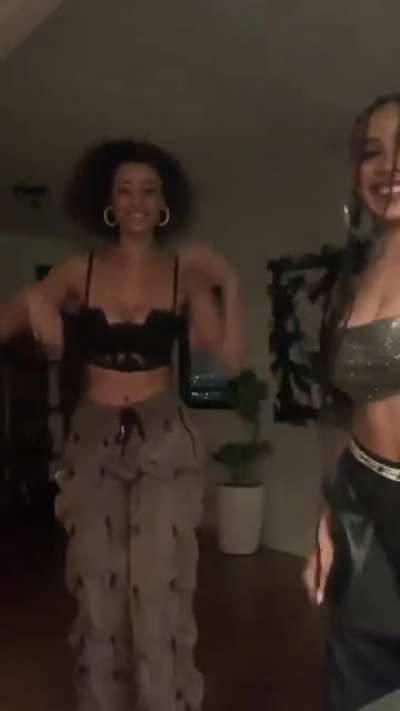 Doing a little twerk