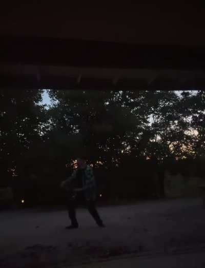some Tai Chi earlier as day became night