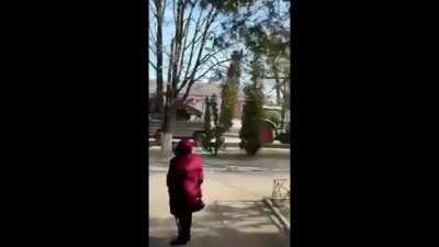 Ukrainian civilians stole Russian vehicles compilation