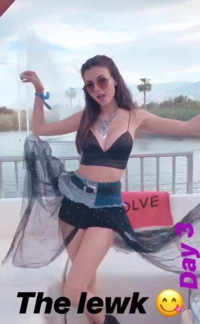 Victoria attending Coachella | IG April 2018