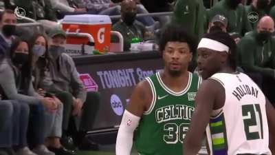 [Highlight] Hubie Brown blames Cousins for not covering Williams better on the oop