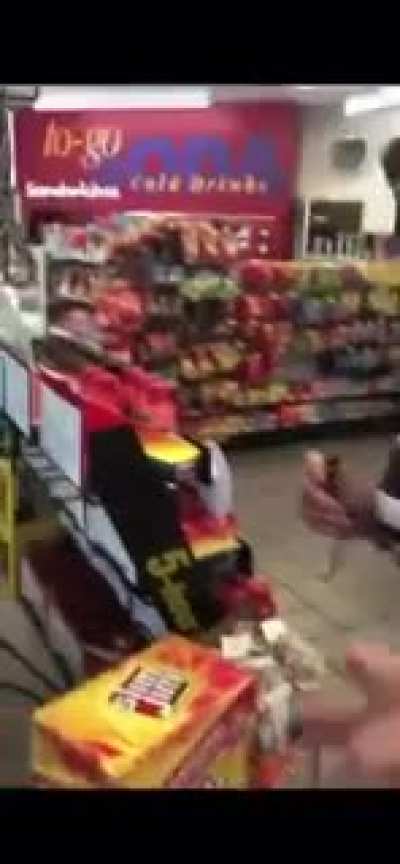WCGW if I&rsquo;m a racist and puts my hands on someone
