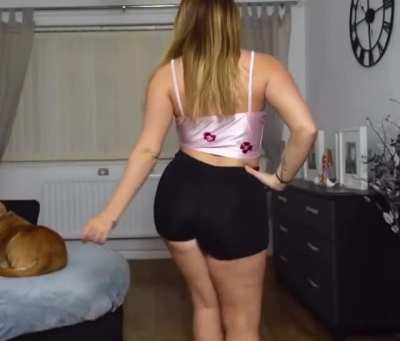 There&rsquo;s nothing better than Thick Katie in the Black Spandex Shorts 🍑