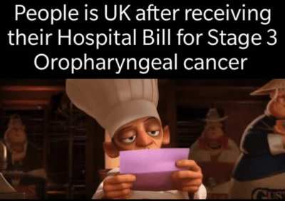 Haha free healthcare.