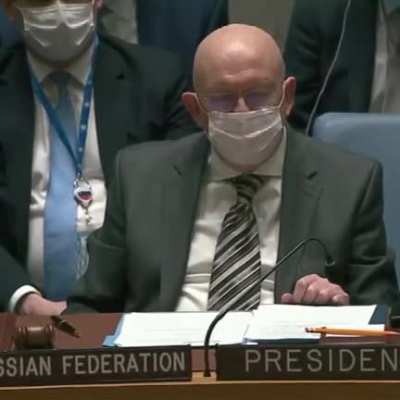 Ukraine&rsquo;s U.N. ambassador directly addressed his Russian counterpart at conclusion of U.N. Security Council meeting: &ldquo;There is no purgatory for war criminals. They go straight to hell, Ambassador.&rdquo;