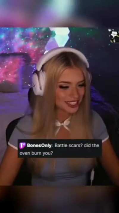 a warrior showing off her battle scars