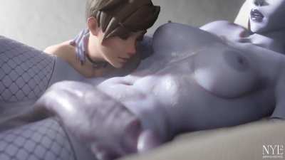 Has got to be one of the greatest Widow 3d futanari videos of all time 😩🍆 Licking up cum